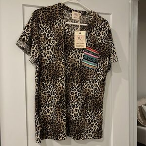 Brand new leopard boutique top